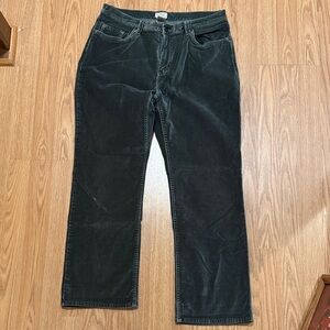 L.L. Bean Women's Dark Green Velour Pants